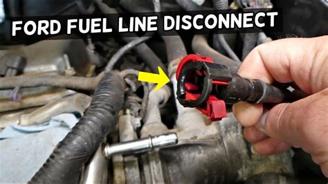 How To Disconnect Fuel Line On Ford Edge Fusion Taurus Explorer Flex