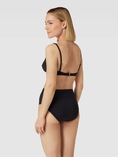 Michael Michael Kors High Waist Bikini Hose Mit Label Applikation