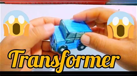 Como Fazer Transformers De Papel - transformer de papel mais 1 modo fácil de se fazer | Artesanato em ...