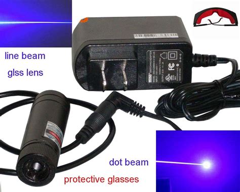 Focusable 2W 445nm 450nm Blue Laser Module Dot Beam Line Beam