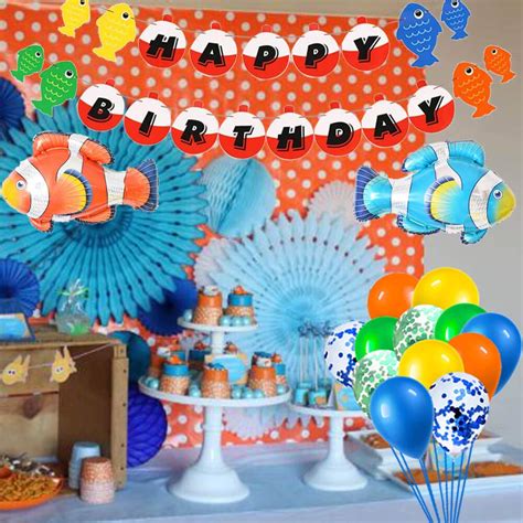 Buy 155PCS O Fish Ally 1 Birthday Party Decorations Gone Fishing