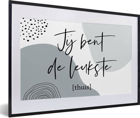 Fotolijst Incl Poster Valentijn Jij Bent De Leukste Thuis Quotes