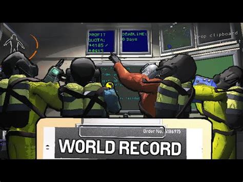 Setting The World Record Quota In Lethal Company Youtube