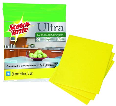 Салфетка универсальная Scotch-Brite Ultra | отзывы