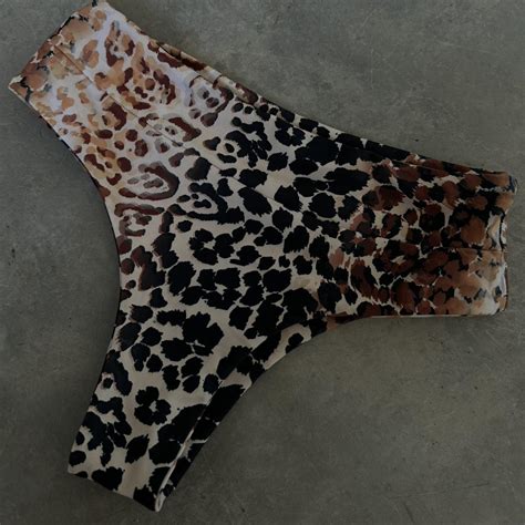 Kulani Kinis Leopard Bikini Bottoms Only Worn A Few Depop