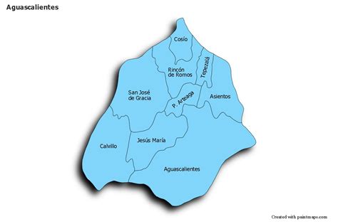 Mapas De Muestra Para Aguascalientes