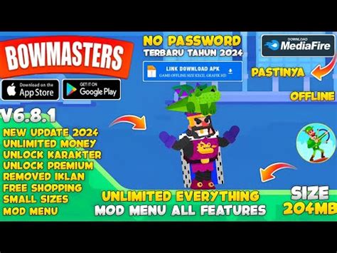 Bowmasters Mod Apk Terbaru 2024 Versi 6 8 1 Unlock All Characters