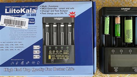 Liitokala Lii-600 Battery Charger (Charge, Discharge, Test, Repair ...