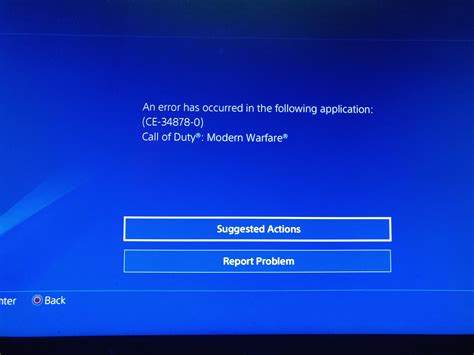Ps Error Ce On Call Of Duty Warzone Modern Warfare Ps