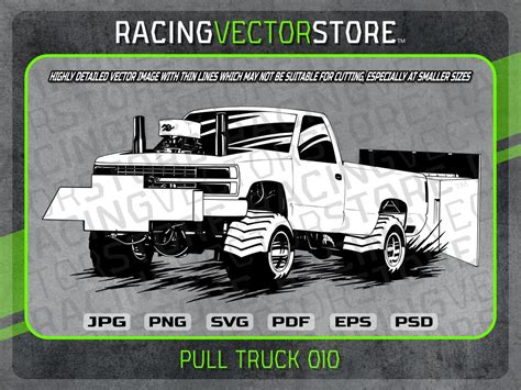 Pulling Truck Highly Detailed Vector Image in .svg .eps .pdf .png .jpg ...