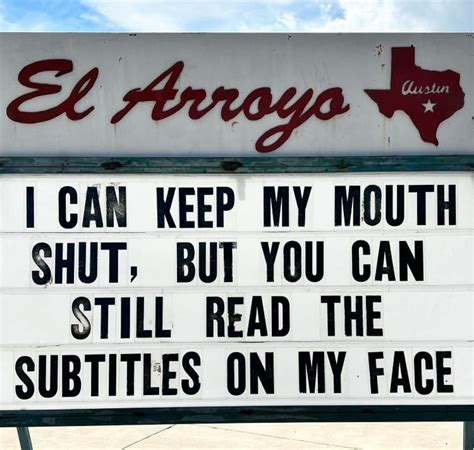 Funny Signs Outside a Texas Restaurant | OGN Daily