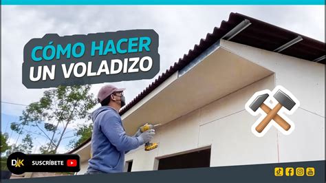 COMO Hacer Un ALERO O VOLAZIDO Para Un Techo En Sistema De DRYWALL