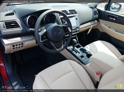 Warm Ivory Interior Photo for the 2019 Subaru Outback 2.5i Limited ...