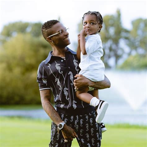 This Father-Son Moment between Wizkid & Zion is too Adorable | BellaNaija