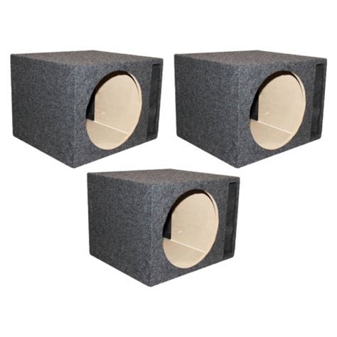 Qpower Qsbass Single Vented Slot Ported Subwoofer Sub Enclosure