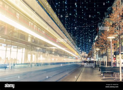 Bahnhofstrasse zurich winter hi-res stock photography and images - Alamy