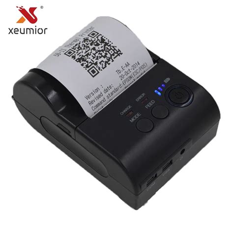 Xeumior 58mm Mini Portable Bluetooth Thermal Receipt Printer Android