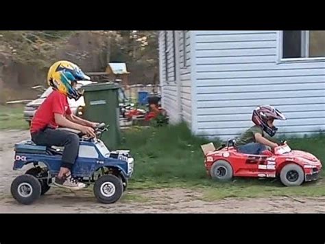 49cc Ferrari Powerwheels Gokart Top Speed Run 53kms YouTube