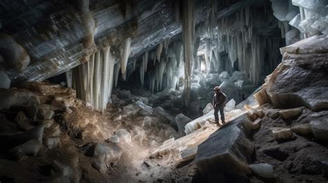 Premium AI Image | giant crystal cave mexico