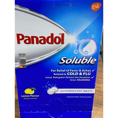 Jual Panadol Soluble Celup Effervescent Tablet Strip Flu Demam Panas