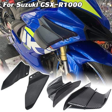 GSXR 1000 Winglets Side Spoiler Fairing Carbon Aerodynamic Wing For