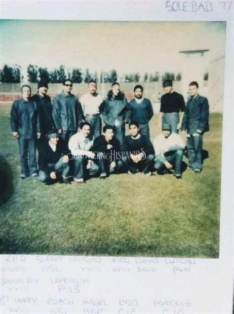 Homies Doing Time In Soledad In 1977 Standing L R Is Red From VARRIO