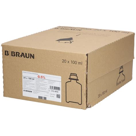 Glucose 5 B Braun Ecoflac Plus 20x100 Ml Shop Apotheke