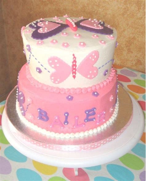 Butterfly Baby Shower Cake