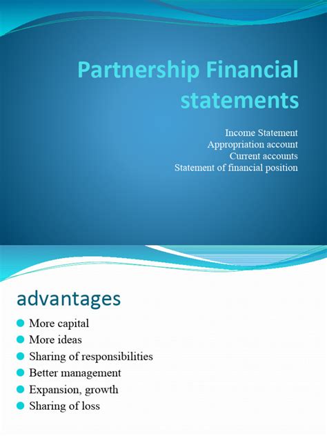 Partnership Financial Statements Pdf Income Statement Interest