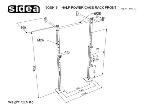 Half Power Cage Rack Sidea Fitness Company International