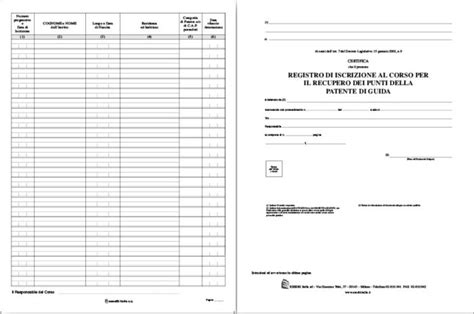 Registro unico per corsi cronotachigrafo esseBì Italia