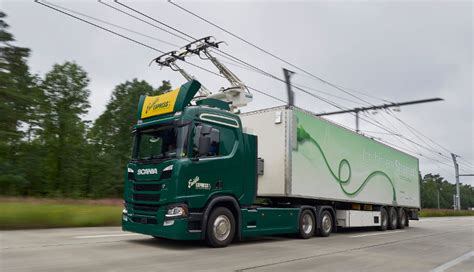 EHighways Pilotprojekt Mit Oberleitungs Lkw Gestartet