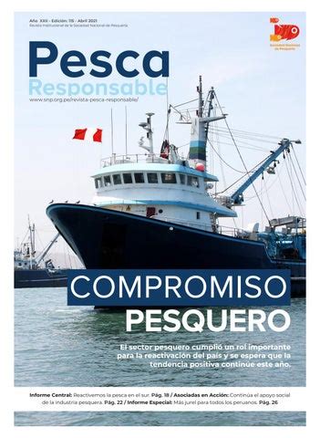 Revista Pesca Responsable N By Sociedad Nacional De Pesquer A Issuu