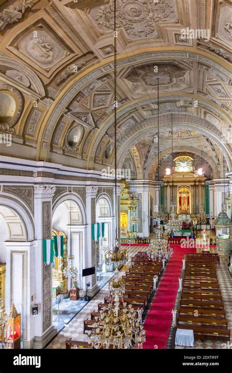 Inside The San Agustin Church In Intramuros Manila Philippines Stock