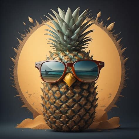 Premium Photo Pineapple Vector Illustration