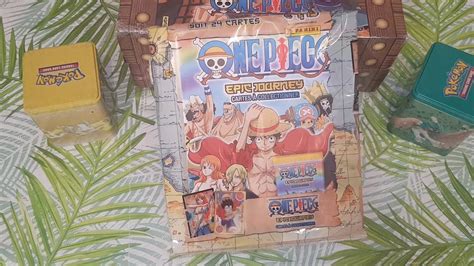 Opening Pack One Piece Epic Journey Trading Cards Panini