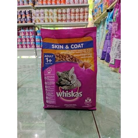 Jual Whiskas Makanan Kucing Kering Adult Fungsional Skin Coat Kg