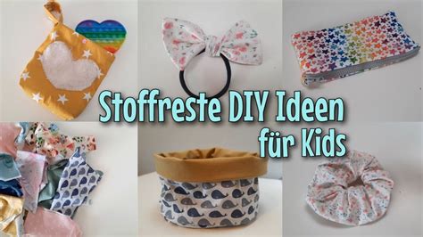 5 DIY Geschenkideen für Kinder mit Stoffreste Nähen OHNE