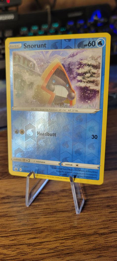 Snorunt Reverse Holo Ungraded Pokemon Chilling Reign