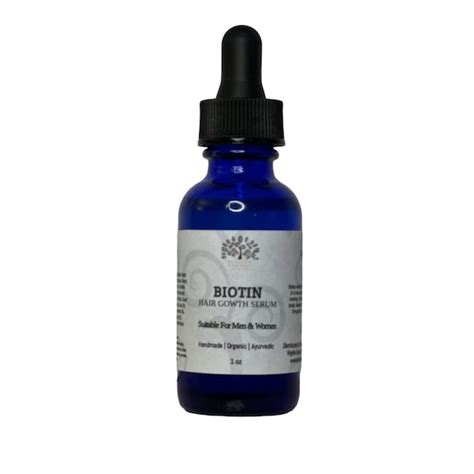 Hair Growth Serum Biotin Etsy