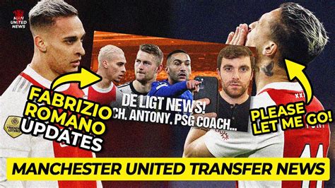 Fabrizio Romano Update Antony To Manchester United Man U Transfer