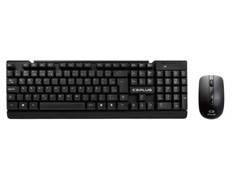 Kit Teclado E Mouse Sem Fio C Tech K W Bk Blue Distribuidora