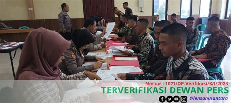 Polres Pamekasan Lakukan Pemeriksaan Administrasi Awal Penerimaan Polri