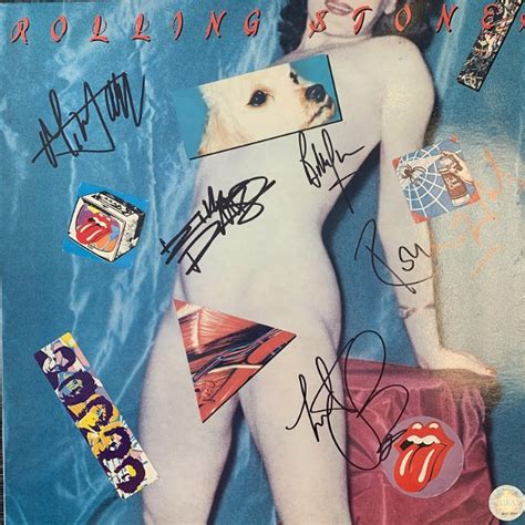 Rolling Stones Undercover Signed Album