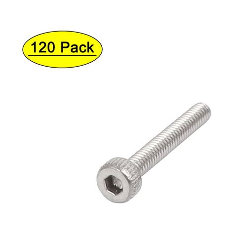 M2x12mm 0 4mm Pitch 304 Stainless Steel Hex Socket Head Cap Screw