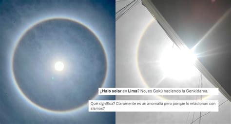 Halo Solar Lima Twitter Viral Peruanos En Redes Sociales Temen Lo Peor