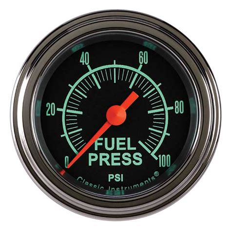 GS146SLF Classic Instruments G Stock Fuel Pressure Gauge 100PSI