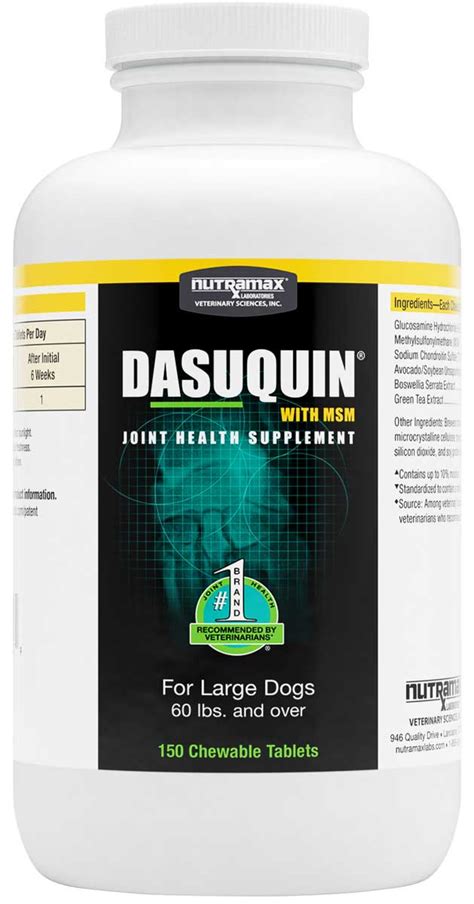 Dasuquin Joint Health Chewable Tablets With Msm For Dogs Nutramax