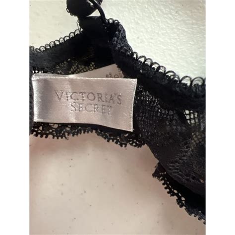 Victorias Secret Victorias Secret Black Gray Dream Angels Lined Demi