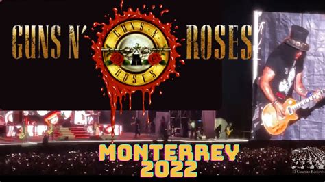 Guns N Roses LIVE Monterrey México 2022 YouTube